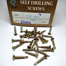 A03999 PSP SELF DRILLING SCREWS F 8x1/2 รุ้ง