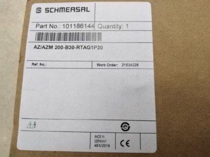 SCHMERSAL AZ/AZM 200-B30-RTAG1P20 ราคา 9800 บาท