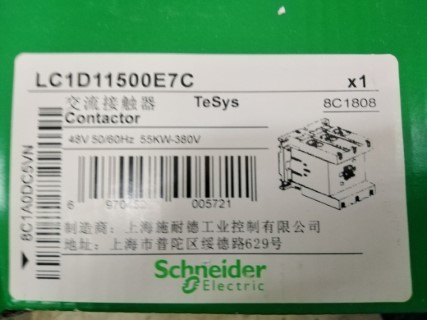 Contacteur Square D LC1D115T7 - Neuf Dans Son Emballage - Pièce électrique Industrielle