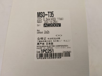 MITSUBISHI MSO-T35 200V 22A (18-26A) ราคา 1215 บาท