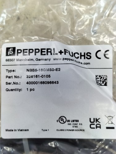 Interruttore Di Prossimità Pepperl+Fuchs NBB5-18GM50-E2 - 10-30 VDC, 200 MA, Spedito Dagli USA