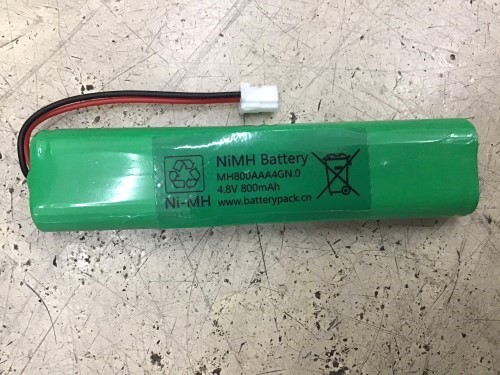 VIAR 00910 Batteria Ricaricabile Ni-H 4,8 V 80 Ah di Ricabio per