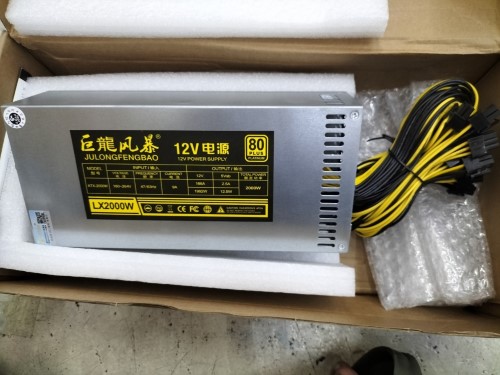 JULONGFENGBAO LX2000W GRAPHICS CARD POWER SUPPLY ราคา 3,000 บาท