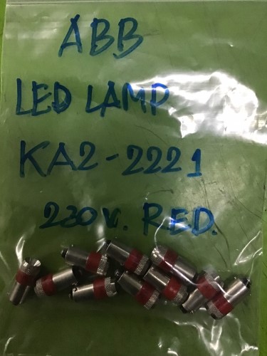 ABB LED LAMP KA2-2221 230VAC RED ราคา 1,311 บาท