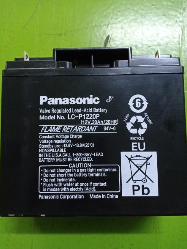 Batteria per Panasonic modello LC-SA 122 R3AU, 12, Lead