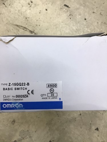 20 Microinterruttori Omron Z-15GQ22-B &ndash; Nuovi In Scatola Originale