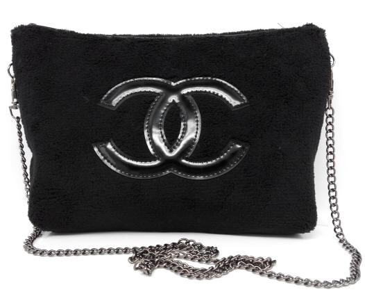 ลดราคาพิเศษสุดๆ !!!!Chanel Faux Fur Sling Shoulder Bag กระเป๋าสะพายขนสัตว์เทียมโซ่สีเทา 4