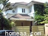 บ้านเดี่ยว 2 ชั้น หมู่บ้านลัดดารมย์ (รัตนาธิเบศร์) เนื้อที่ 71.30 ตร.วา สภาพพร้อมอยู่ (มุม)