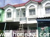 ทาวน์เฮ้าส์ 2 ชั้น หมู่บ้านเมฆฟ้าวิลล์ เนื้อที่ 16 ตร.วา ต.ท้ายบ้าน สมุทรปราการ พร้อมอยู่