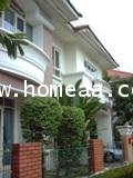บ้านเดี่ยว 2 ชั้น หมู่บ้านภาณุ ถ.กาญจนาภิเษก ซ.อัศวพิเชษฐ์ เนื้อที่ 60 ตร.วา พร้อมอยู่ 6