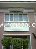 บ้านเดี่ยว 2 ชั้น หมู่บ้านภาณุ ถ.กาญจนาภิเษก ซ.อัศวพิเชษฐ์ เนื้อที่ 60 ตร.วา พร้อมอยู่ 8