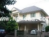 บ้านเดี่ยว 2 ชั้น หมู่บ้านภานน  ถ.วงแหวนรอบกลาง เนื้อที่ 52.50 ตร.วา  อ.เมือง จ.เชียงใหม่
