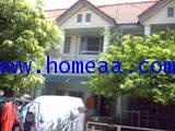 ทาวน์เฮ้าส์ 2 ชั้น หมู่บ้านบัวทอง 4  เนื้อที่ 18 ตร.วา ถ.บ้านกล้วยไทรน้อย บางบัวทอง นนทบุรี