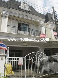 ทาวน์เฮ้าส์ 2ชั้น ม.ปริญลักษณ์ไลท์ พระราม5 เนื้อที่ 19.40 ตร.วา บางกร่าง นนทบุรี