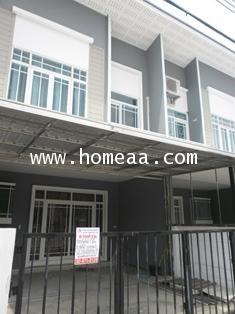 ทาวน์เฮ้าส์ 2ชั้น (ติดสโมสร)ม.กัสโต้ ราชพฤกษ์-พระราม5 เนื้อที่ 21.50 ตร.วา อ.เมืองจ.นนทบุรี (TH1841)