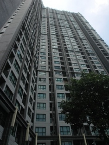 คอนโดมิเนียม เดอะเบส พาร์คเวสต์ ตึกA ชั้น27 สุขุมวิท77 เนื้อที่ 30.35 ตร.ม. พร้อมอยู่ (C1057)