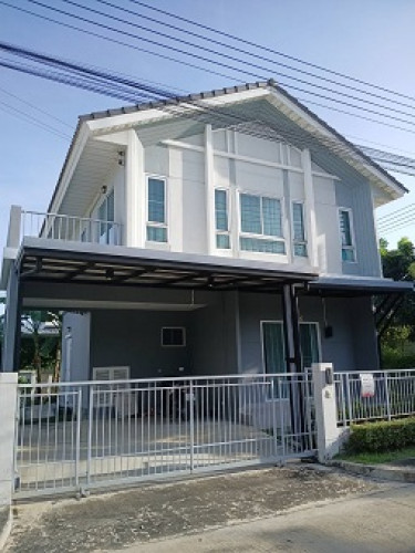 บ้านเดี่ยว 2 ชั้น ม.เพอร์เฟคพาร์ค ราชพฤกษ์-ปทุมธานี LAKE VILLA อ.เมือง  จ.ปทุมธานี พร้อมอยู่ (H1806)