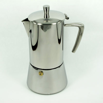 เครื่องชงกาแฟ Moka pot 6 แก้ว (หูจับรูปกรวย) 1614-072