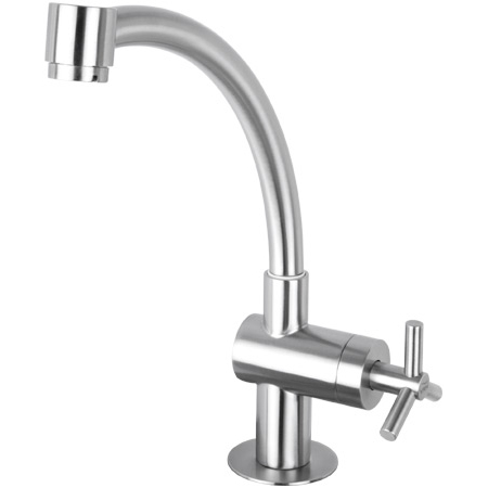 ก๊อกเดี่ยวอ่างซิงค์ตั้งพื้น รุ่นนิวครอส Deck Single Sink Faucet HFVS-B100023
