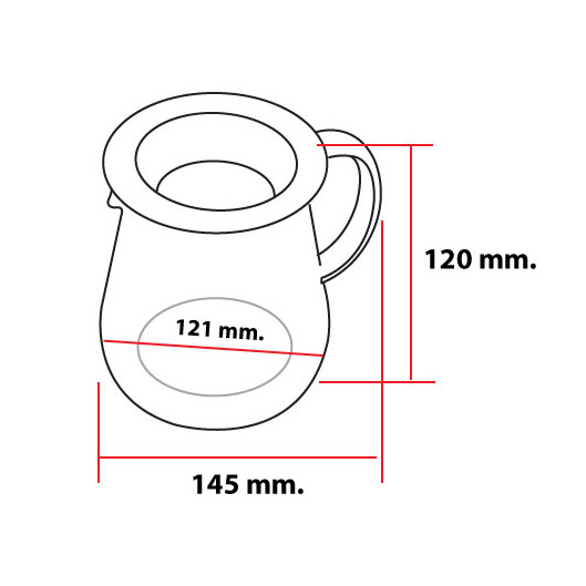 โถแก้วทำกาแฟดริป 600 ml. ชงกาแฟแบบหยดน้ำ 1610-327 2