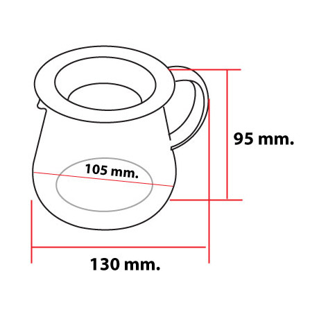 โถแก้วทำกาแฟดริป 360 ml. ชงกาแฟแบบหยดน้ำ 1610-326 2