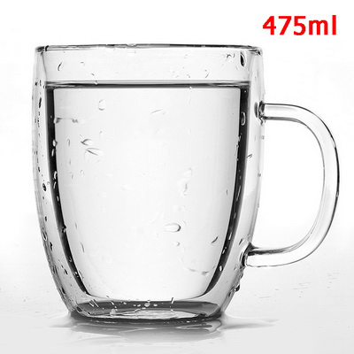 แก้วกาแฟ 2 ชั้น มีหูจับ  475cc. 1610-541