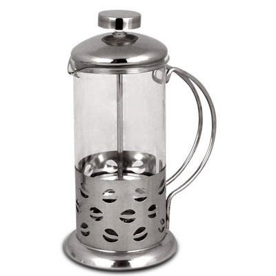 กาชงชา และ กาแฟ แบบกด หรือ เฟรนช์เพรส ลายเมล็ดกาแฟ French press 350 ml. 1610-198-1