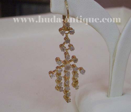 ต่างหูเพชรซีกโบราณ (ซุมบังอินตัน) 1