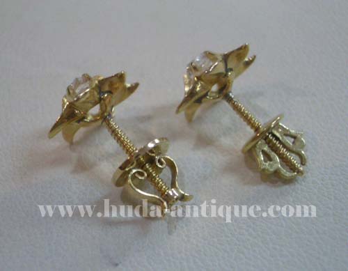 ต่างหูเพชรซีกโบราณ 1