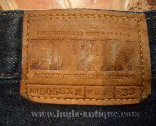 กางเกงยีนส์ EDWIN lot 505SX-R special model 3