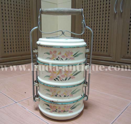 ปิ่นโตเคลือบอีนาเมลโบราณ