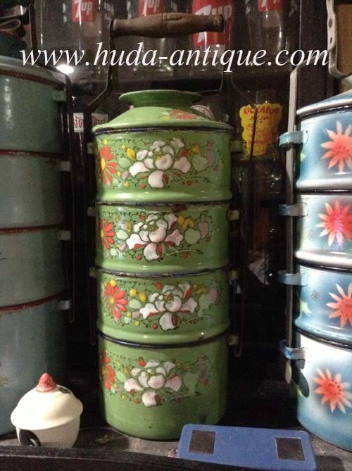 ปิ่นโตเคลือบอีนาเมลโบราณ