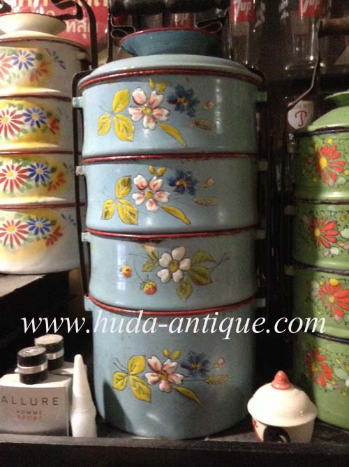 ปิ่นโตเคลือบอีนาเมลโบราณ