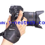 NT-MT-M6743 สายรัดข้อมือกล้อง MATIN รุ่น  M-6743 กริ๊ป-๓ หนังแท้ สีดำ