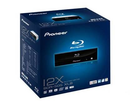 Pioneer Blu-ray Writer 12X BDR-S05XLB BD-RE DL Burner