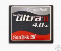 SanDisk CF 4 GB Ultra II Compact Flash Memory Card