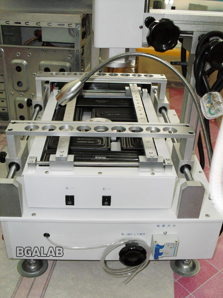 เครื่องถอดชิพไอซี BGA REWORK B3800W เครื่องถอดชิพไอซี BGA REWORK 3800Watt แบบ 3 ชุดความร้อน 3