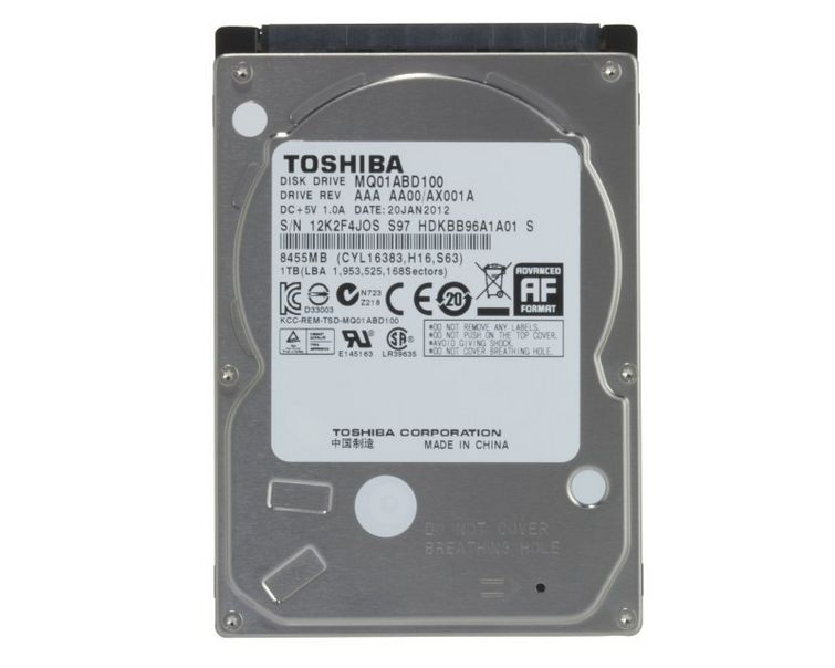 Toshiba SSHD 1TB SATA III 2.5 MQ01ABD100H