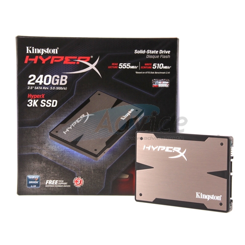 240 GB. SSD Kingston Hyper-X (SH103S3 /240G.)