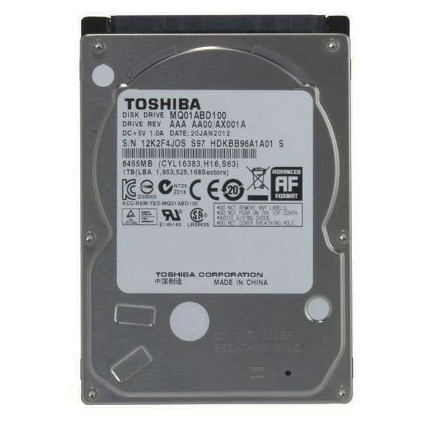 1 TB. (NB-SATA-II) Toshiba MQ01ABD100