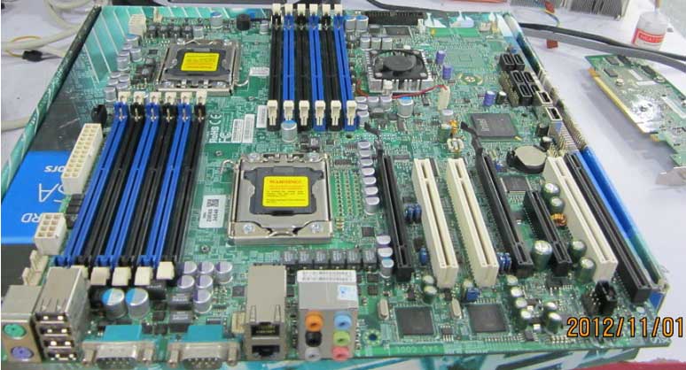 Ultrafine X8DAI 5520 workstation chipset 12 memory slots on the motherboard and other high-end CPU 5