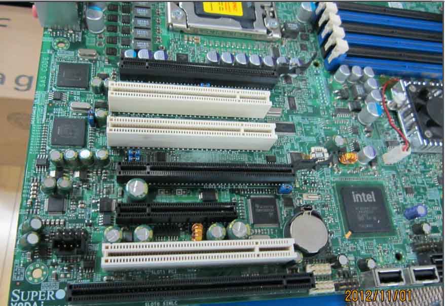 Ultrafine X8DAI 5520 workstation chipset 12 memory slots on the motherboard and other high-end CPU 5 1