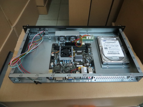 ITX Chassis 1U chassis / firewall / gateway mac mini mac pro short 1U chassis 1