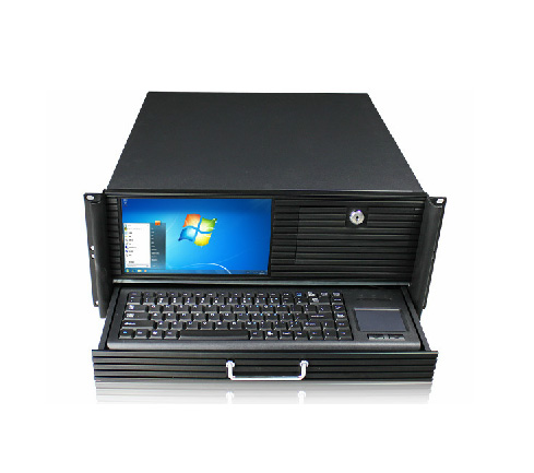 4U IPC chassis with a 9-inch LCD screen with a keyboard integrated cabinet IPC chassis