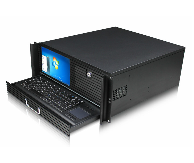 4U IPC chassis with a 9-inch LCD screen with a keyboard integrated cabinet IPC chassis 1