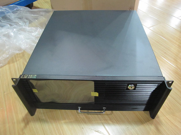 4U IPC chassis with a 9-inch LCD screen with a keyboard integrated cabinet IPC chassis 4