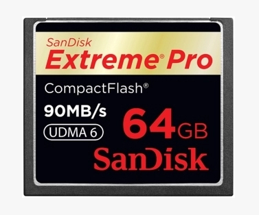 SanDisk Extreme pro 64GB. Compack Flash Memory
