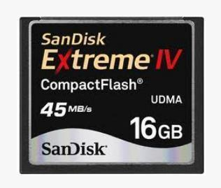 SanDisk Extreme IV 16GB.Compack Flash Memory