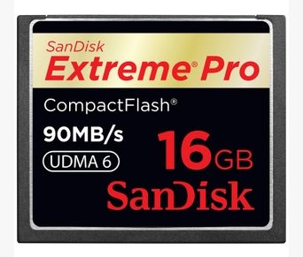 SanDisk Extreme pro 16GB. Compack Flash Memory