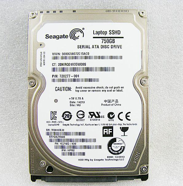 750GB. Seagate SSHD Gen3 ST750LM000 (ฮาร์ดดิสลูกผสม)